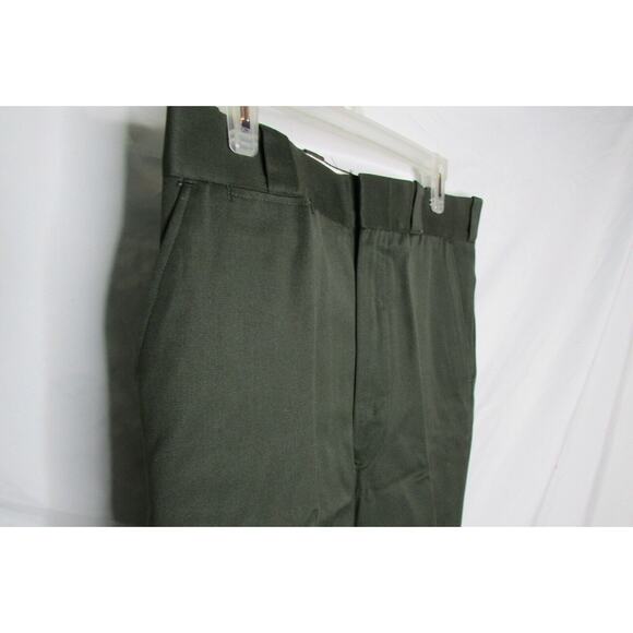 Mr 2 Ply Uniform Pants Work Wear Dark Green Dead Stock NWT Size 34 x 30 - Picture 4 of 8